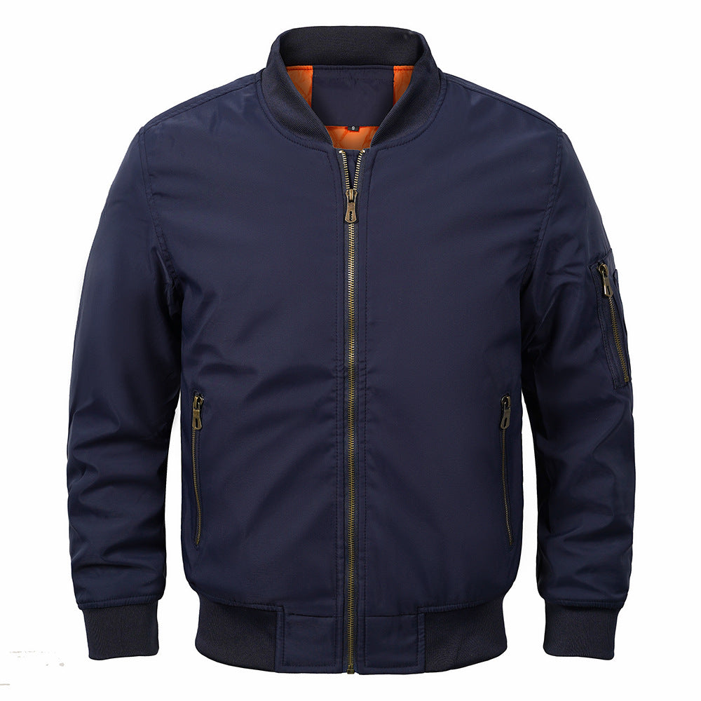 Men's Bomber Jacket | Winter Warm Casual Flight Jacket