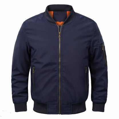 Men's Bomber Jacket | Winter Warm Casual Flight Jacket