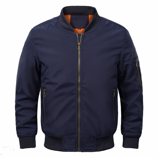 Men's Bomber Jacket | Winter Warm Casual Flight Jacket